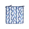 Chair cushion Home ESPRIT Blue White 38 x 38 x 2 cm