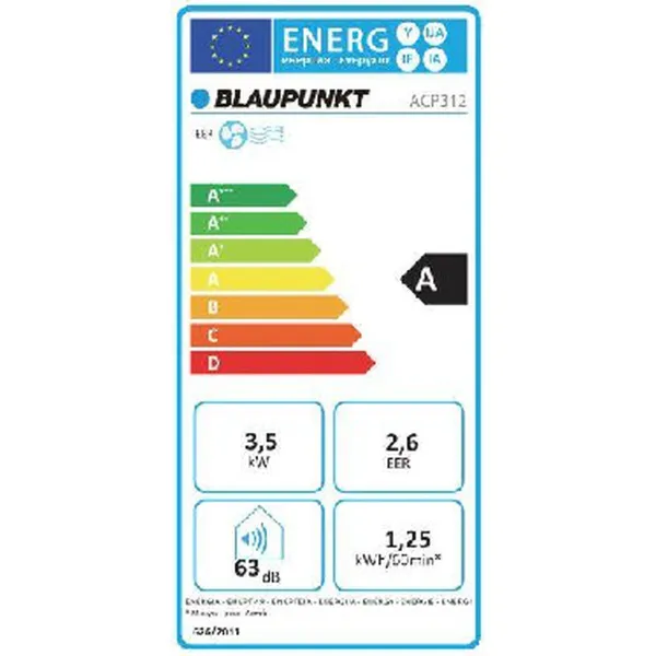 Kannettava ilmastointilaite Blaupunkt AGDBLFAN014