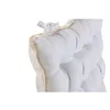 Chair cushion Home ESPRIT White 42 x 42 x 6 cm