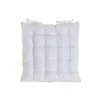 Chair cushion Home ESPRIT White 42 x 42 x 6 cm