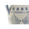 Vase Home ESPRIT Blue Brown Ceramic Mediterranean 22 x 18 x 36,5 cm 22 x 18 x 35 cm