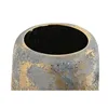 Vase Home ESPRIT Golden Bicoloured Stoneware Modern Aged finish 17 x 17 x 26 cm