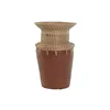 Vase Home ESPRIT Natural Terracotta 22 x 22 x 35 cm