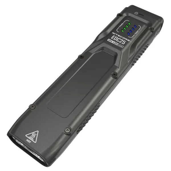LED-valolla varustettu avainrengas Nitecore NT-EDC25