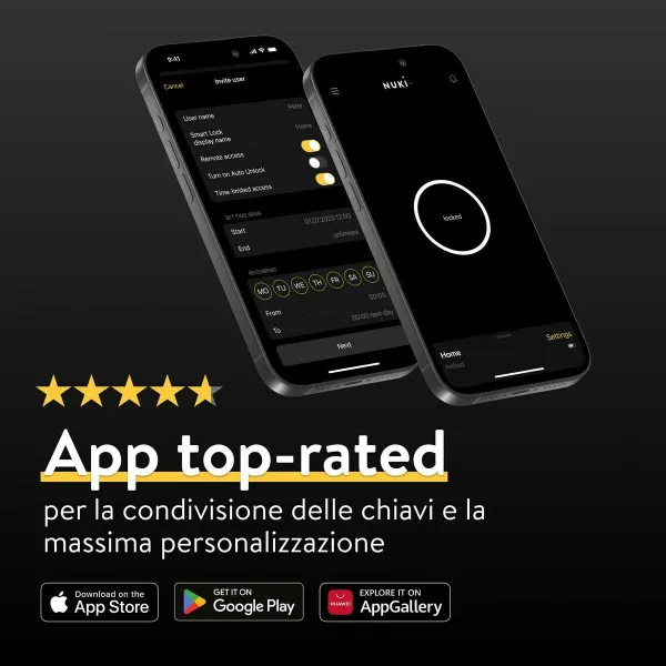 Врезной замок Nuki Нержавеющая сталь