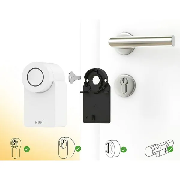 Älykäs lukitus Nuki Smart Lock GO Valkoinen Muovinen
