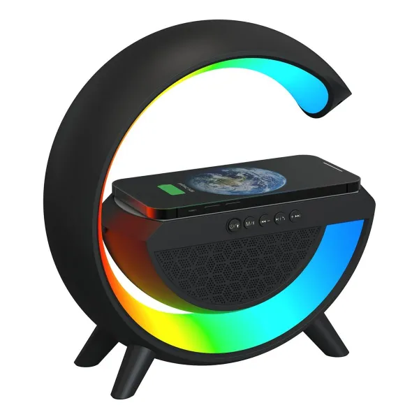 Настольная лампа Activejet AJE-SOLO RGB Black Чёрный Разноцветный Пластик 2,8 x 43,5 x 8 cm