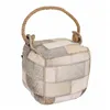 Doorstop Alexandra House Living Leather 20 x 20 x 20 cm White