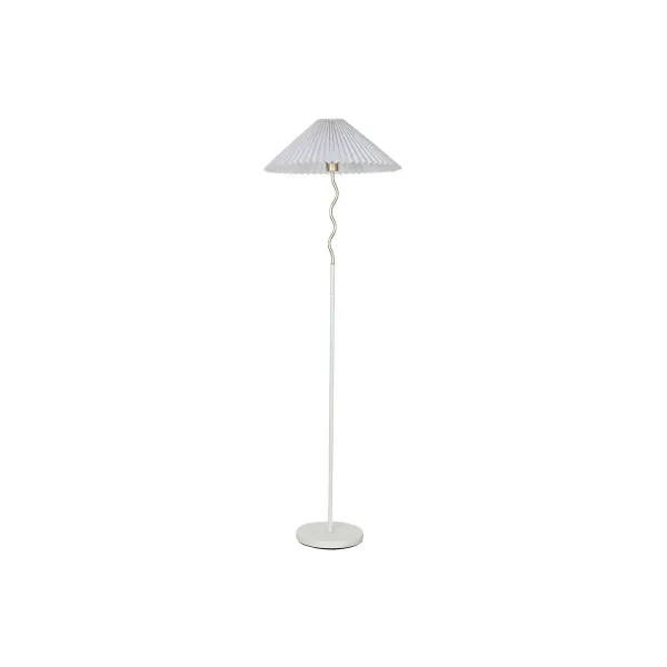 Floor Lamp Home ESPRIT White Golden 50 W 220 V 50 x 50 x 155 cm (2 Units)