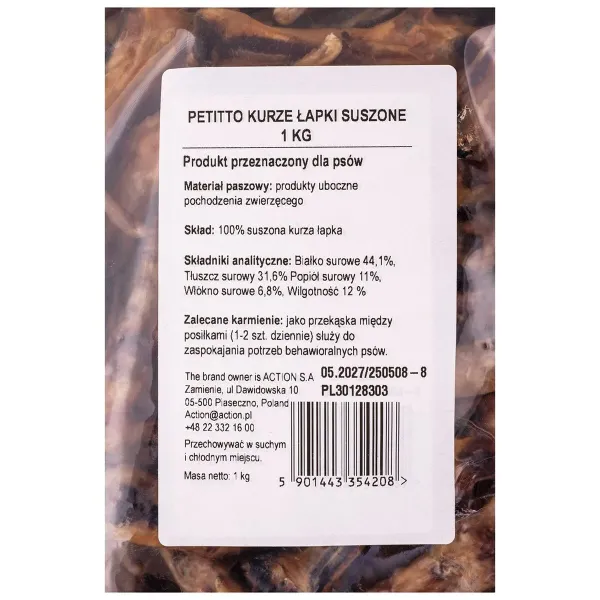 Koera suupiste Petitto Kana 1 kg