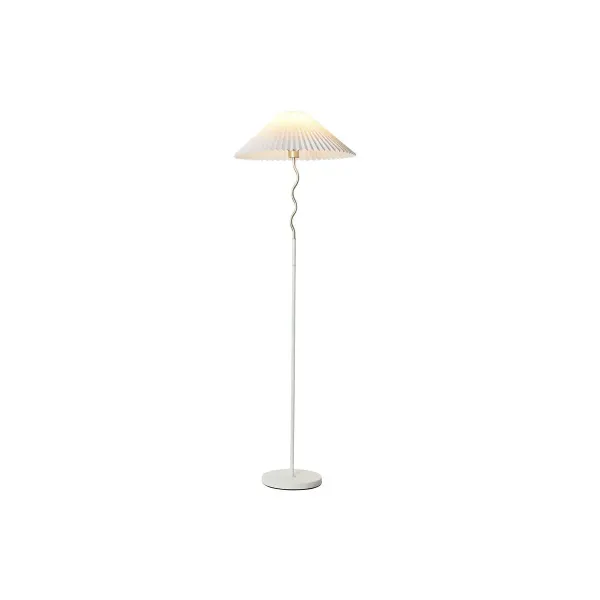 Floor Lamp Home ESPRIT White Golden 50 W 220 V 50 x 50 x 155 cm (2 Units)