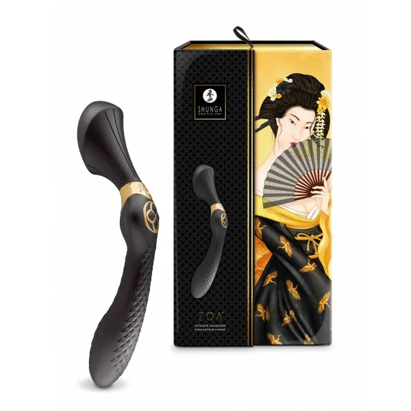 Вибратор Shunga Zoa Чёрный