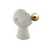 Decorative Figure Home ESPRIT White Golden Face 29 x 18 x 30 cm