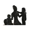 Decorative Figure Home ESPRIT Brown Black Family 26,5 x 9 x 20 cm