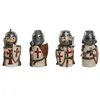 Decorative Figure Home ESPRIT White Grey 5 x 4 x 10 cm (4 Units)