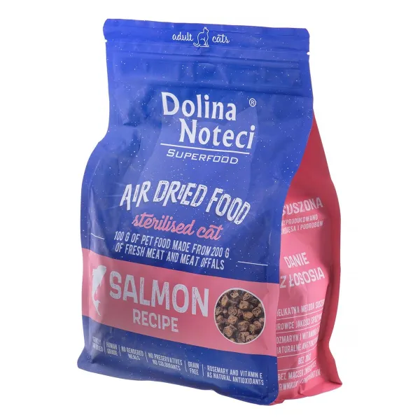 Kaķu barība Dolina Noteci 8533 Laša krāsas Zivs 1 kg