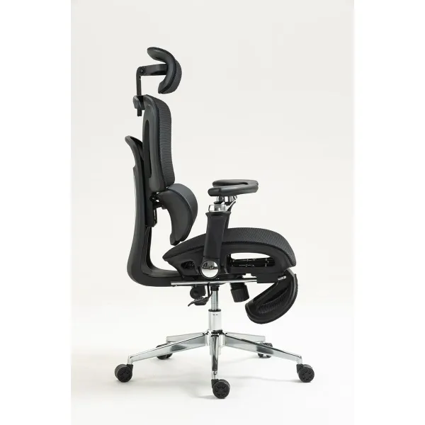 Office Chair Activejet YK848 BK Black Silver 1 Piece