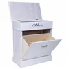 Shoe Rack Alexandra House Living White 28 x 58 x 50 cm 1 drawer