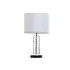 Desk lamp Home ESPRIT White Crystal 50 W 220 V 25 x 25 x 42 cm