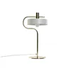 Desk lamp Home ESPRIT White Golden Metal 220 V 28 x 18 x 46 cm