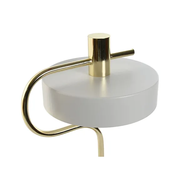 Desk lamp Home ESPRIT White Golden Metal 220 V 28 x 18 x 46 cm