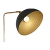 Floor Lamp Home ESPRIT Black Golden 25 W 220 V 40 x 25 x 152 cm