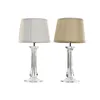 Desk lamp Home ESPRIT White Beige Metal 60 W 220 V 25 x 25 x 50 cm (2 Units)