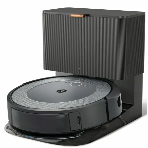 iRobot robotti-imuri Roomba i557840 ääniohjaus pyöreä musta harmaa Kunnostettu A+
