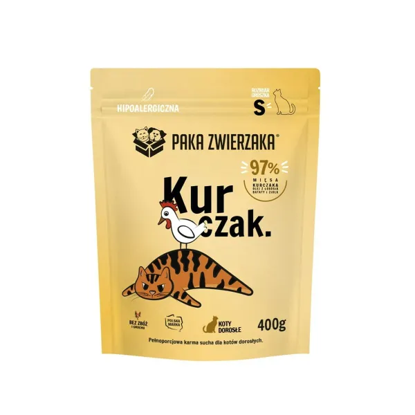 Kissanruoka Paka Zwierzaka Kana 400 g