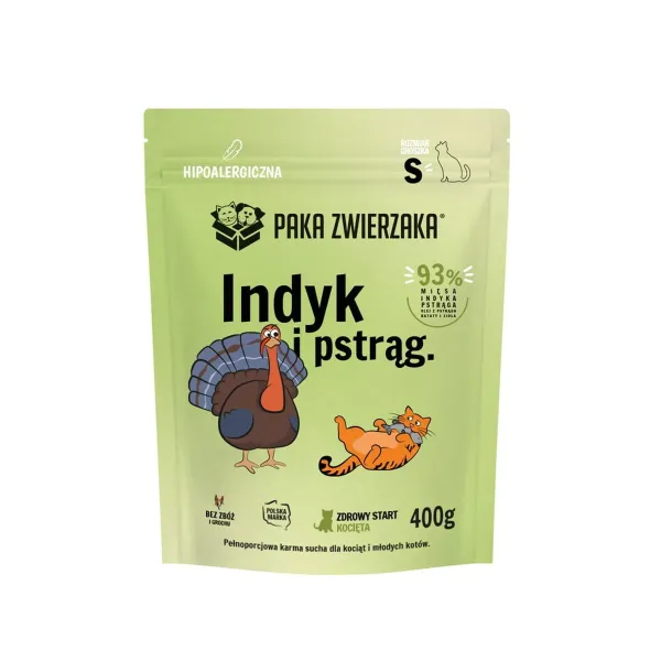 Kissanruoka Paka Zwierzaka Turkki 400 g