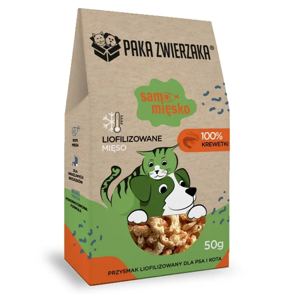 Suņu uzkodas Paka Zwierzaka Garneles 70 g