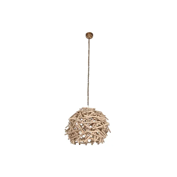 Ceiling Light Home ESPRIT Natural Wood Eucalyptus wood 50 W 40 x 40 x 40 cm