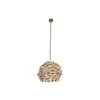 Ceiling Light Home ESPRIT Natural Wood Eucalyptus wood 50 W 40 x 40 x 40 cm