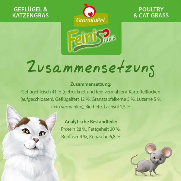 Snack for Cats GranataPet птицы 50 g