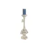 Candleholder Home ESPRIT White Resin 18 x 18 x 50 cm 18 x 15 x 51,5 cm