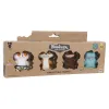 Keräilyhahmot PMI Kids World FS2030SB Muovinen (4 Kappaletta) (4 osaa)