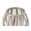 Candleholder Home ESPRIT Silver Crystal Steel 14 x 14 x 14 cm