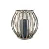 Candleholder Home ESPRIT Silver Crystal Steel 19 x 19 x 19 cm