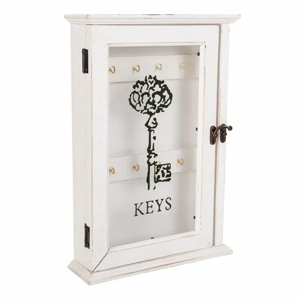 Key cupboard Alexandra House Living White 7 x 34 x 23 cm