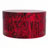 Decorative box Alexandra House Living Black Red Ceramic MDF Wood 25 x 13 x 25 cm