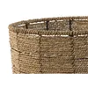 Set of Planters Home ESPRIT Brown Fibre Tropical 31 x 31 x 24 cm