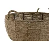 Set of Planters Home ESPRIT Brown Metal Fibre Tropical 34 x 33 x 15 cm