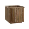 Planter Home ESPRIT Teak 34,5 x 34,5 x 37 cm