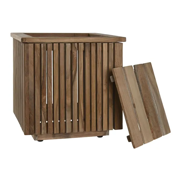 Planter Home ESPRIT Teak 34,5 x 34,5 x 37 cm