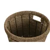 Set of Planters Home ESPRIT Brown Metal Fibre Tropical 36 x 36 x 29 cm