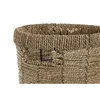 Set of Planters Home ESPRIT Brown Metal Fibre Tropical 36 x 36 x 29 cm