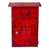 Letterbox Alexandra House Living Red Iron 11 x 37 x 27 cm