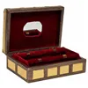 Jewelry box Alexandra House Living Golden Aluminium MDF Wood 20 x 7 x 27 cm