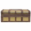 Jewelry box Alexandra House Living Golden Aluminium MDF Wood 20 x 7 x 27 cm