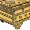 Jewelry box Alexandra House Living Golden Aluminium MDF Wood 14 x 12 x 32 cm